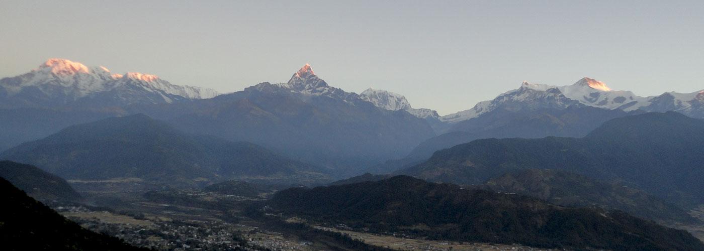 Annapurna Mountain View from Pokhara