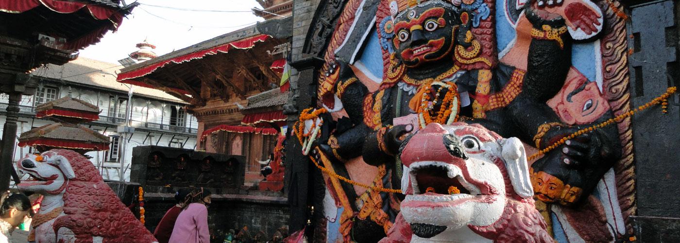 Kaal Bhairab at Kathmandu Durbar Square