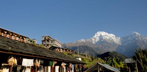 Mountain View from Ghandruk Village